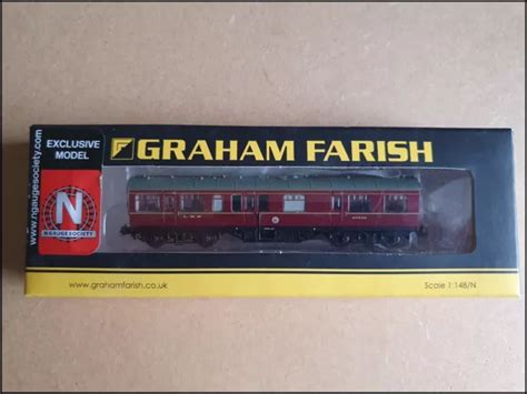 GRAHAM FARISH N Gauge 374 875U INSPECTION SALOON LMS Crimson Lake