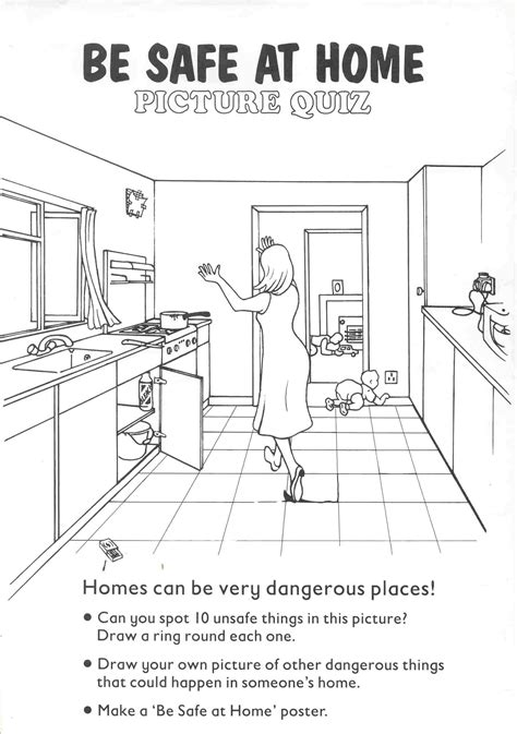 Free Printable Kitchen Safety Worksheets