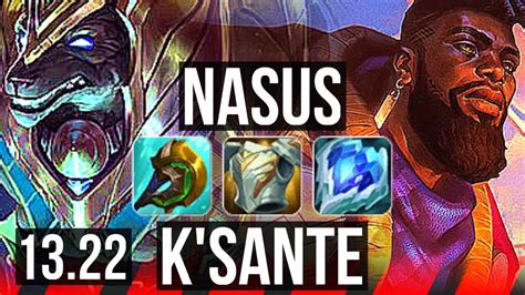 Nasus Vs K Sante Top M Mastery Games Kr Master