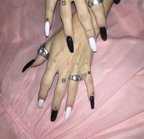 Toopoor Edgy Nails Grunge Nails Halloween Nails