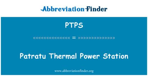 PTPS Definición: Patratu Thermal Power Station - Patratu Thermal Power Station