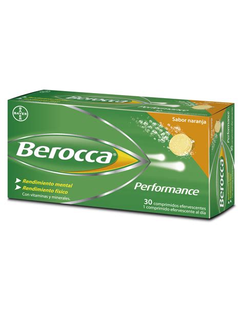 Berocca Performance 30 Comprimidos Efervescentes Naranja