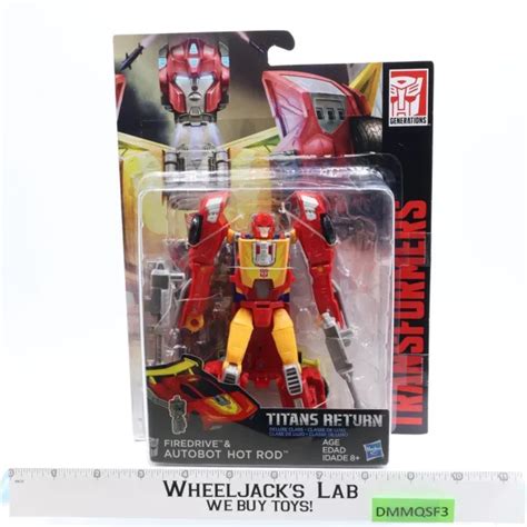 Firedrive Hot Rod Transformers Generations Titans Return Hasbro NEW SEALED Wheeljack S Lab