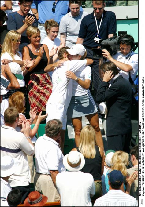 Photo Justine Henin et son ex mari Pierre Yves Hardenne à Roland