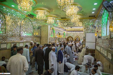 In Picture Imam Mehdi Sanctuary Receives Crowds Of Pilgrims On Birth