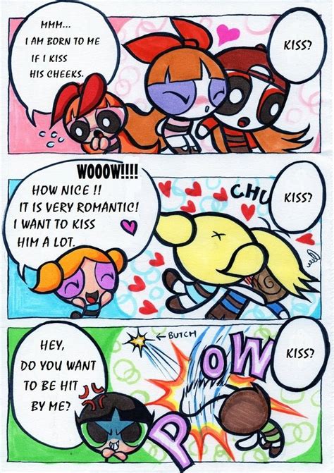 How To Kiss Ppg By Yang On Deviantart Powerpuff Girls Fanart Ppg And Rrb