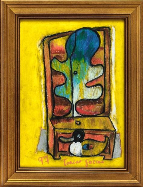 Тонино Гуэрра - Картина Композиция с уточкой» | Painting, Art