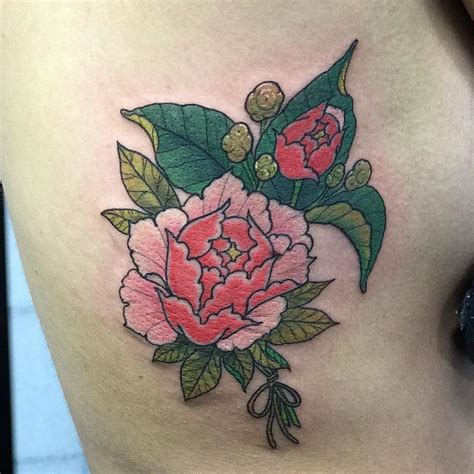 85+ Best Peony Tattoo Designs & Meanings - Powerful & Artistic (2019)