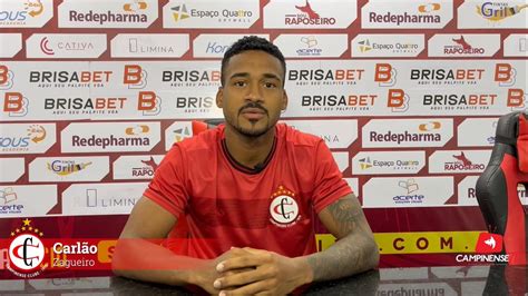 Carlão diz estar pronto para estrear pelo Campinense e admite que