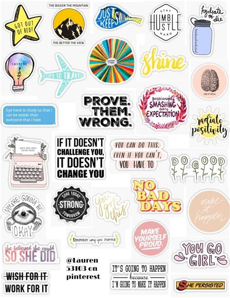 Motivational Stickers Motivation Stickers Prove Them Wrong Hustle