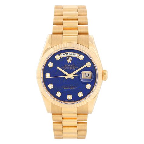 Classic Rolex President Day Date Mens Gold Watch 118238 For Sale At 1stdibs