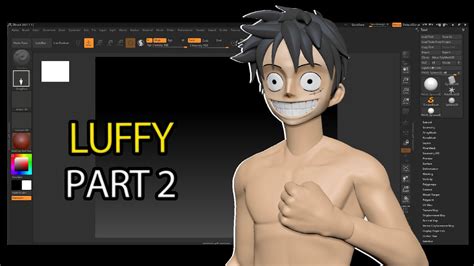 Modelando Anime Luffy Parte 2 YouTube