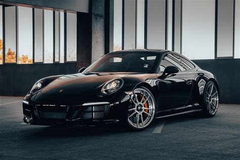 2019 Porsche 911 Carrera Gts In Black Front Drivers 34 View