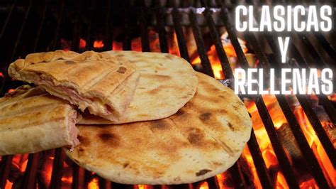 Tortillas a la Parrilla CLASICAS RELLENAS Receta Fácil YouTube