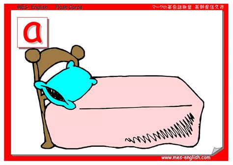 Parts Of The House Bedroom Items Flash Card 02 Ppt