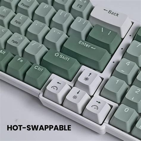 Leaven K Keys Rgb Backlight Wired Detachable Hot Swappable Mechanical Keyboard Yellow