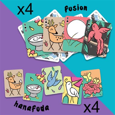 Koinobori Hanafuda Fusion Playing Cards By IndianWolf Studios LLC