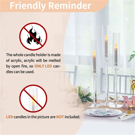 Free Shipping Nuptio Hurricane Taper Candle Holder For Table Centerpiece Wedding Decoration