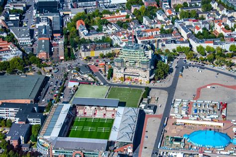 Hamburg von oben Sportstätten Gelände der Arena des Stadion