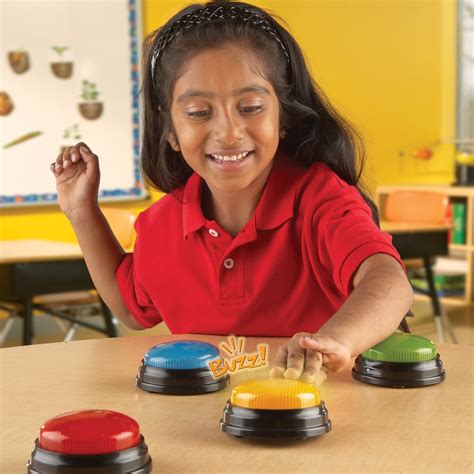 Learning Resources Light And Sound Answer Buzzers Fun Learning