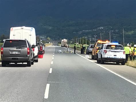 Highway 1 Reopens After Pedestrian Involved Crash In Chilliwack Ctv News