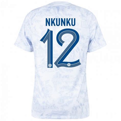 MAILLOT EQUIPE DE FRANCE EXTERIEUR COUPE DU MONDE 2022 NKUNKU