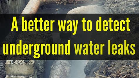 How To Find A Water Main Leak Underground At Ava June Blog