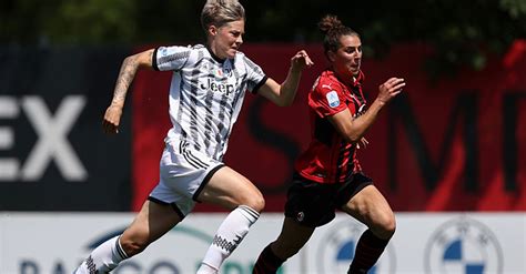 Serie A Femminile Poule Scudetto Juve Batte Milan 2 0 Ita Sport Press