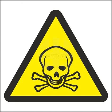 Toxic Sign Uk Safety Store