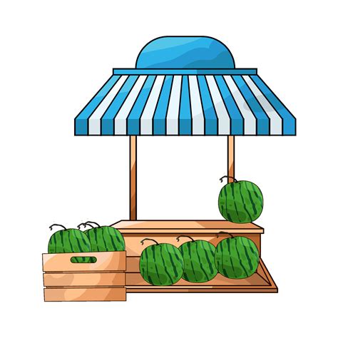 Illustration of farmers market 47361619 Vector Art at Vecteezy