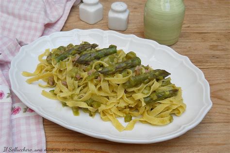 Tagliatelle Asparagi E Speck Cremose E Saporite Ricetta Facile