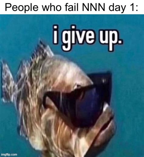 I Give Up Fish Imgflip