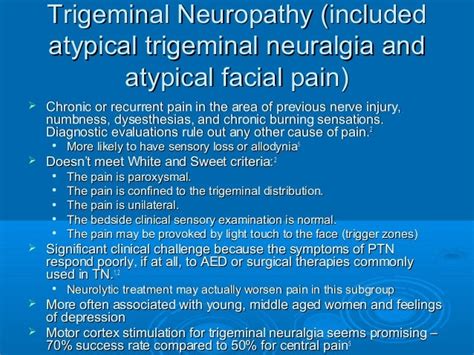 Differentiating trigeminal neuropathy from trigeminal neuralgia