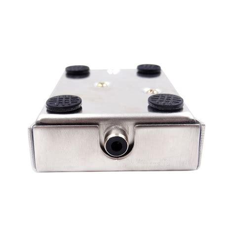 Stainless Steel Tattoo Foot Pedal Portable RCA Foot Switch With Cable