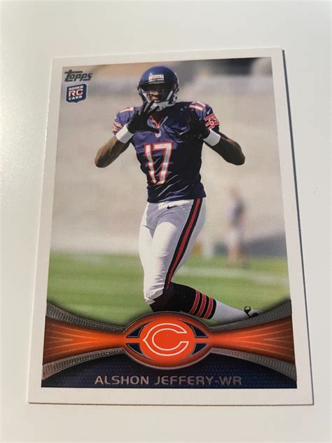 Alshon Jeffery 2012 Topps 18 Rookie Card RC Chicago Bears 02 EBay