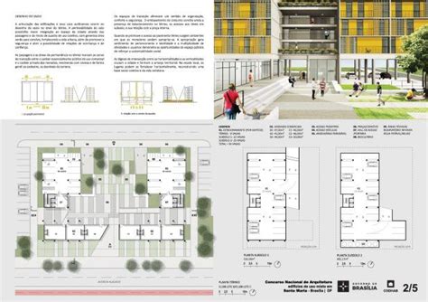 Premiados Edifícios de Uso Misto em Santa Maria CODHAB DF