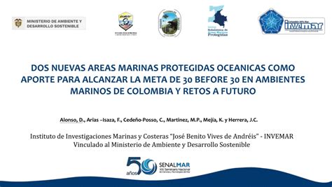 PDF DOS NUEVAS AREAS MARINAS PROTEGIDAS OCEANICAS COMO APORTE PARA