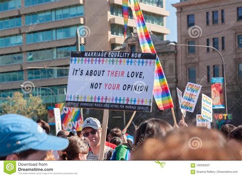 Marriage Equality 2017 Editorial Photography Image Of Assembly 100330507