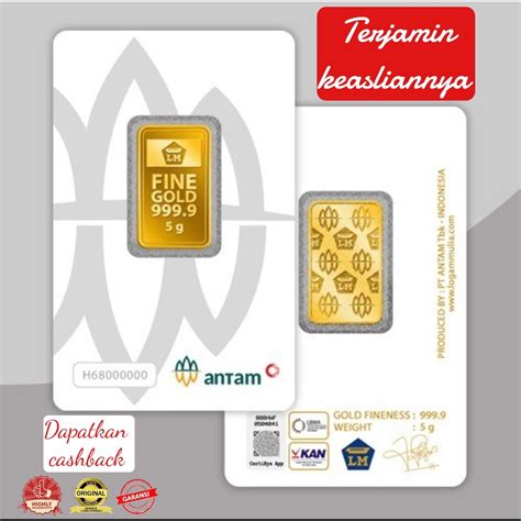 Jual Emas Antam Logam Mulia Certicard Gram Press Certieye Retro