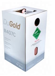 Fluido Gás Refrigerante Dugold R407C 11 3kg Congelar Condicionado