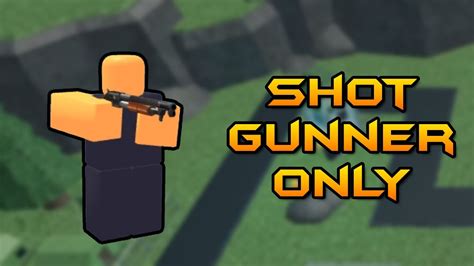 Shotgunner Only Roblox Tower Battles Youtube