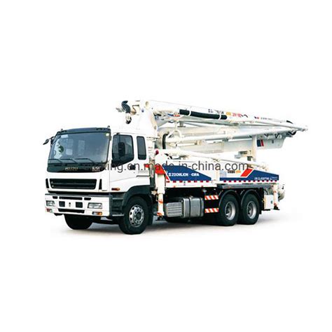 38 Meter Truck Pump Zoomlion 38x 5rz Concrete Pump With Flexible