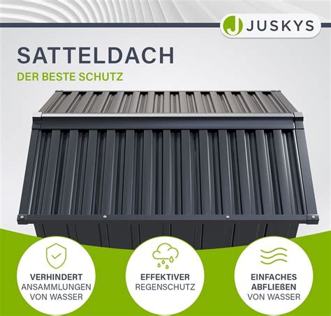 Juskys M Hroboter Garage Mit Satteldach Kaufland De