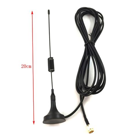 GSM GPRS Antenne 900 1800Mhz 3dbi SMA Kabel 1 M F Grandado