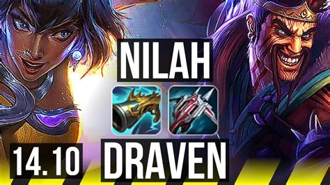 Nilah Ashe Vs Draven Pyke Adc Legendary Euw Diamond