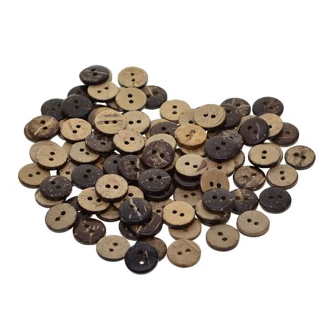 Lot De Boutons En Bois Trous Fabrication De Cartes Bricolage