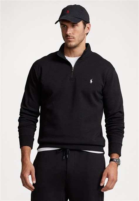 Polo Ralph Lauren Big And Tall Long Sleeve Mikina Black černá