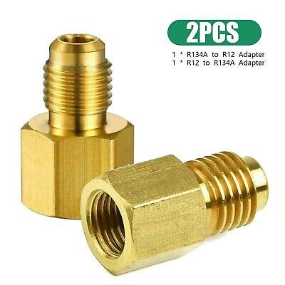 2Pcs Set To Fitting Adapter 1 4 Female Flares 1 2 Acme Male Valve Kits