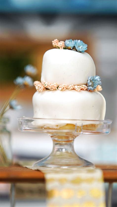 Tiny Wedding Cake Recipe Cake Tiny Cakes Tiny Cooking