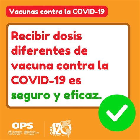 OPS OMS Bolivia on Twitter La protección que recibes al mezclar y